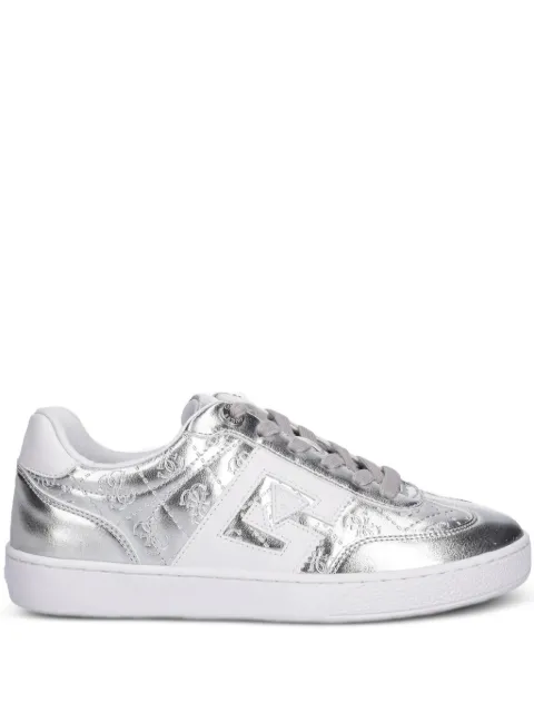 GUESS USA logo-embellished sneakers Silver FLTNC2LEL12