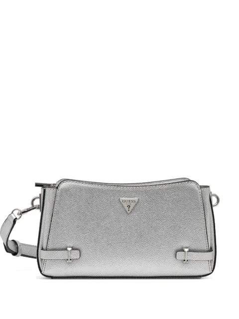 GUESS USA metallic-finish satchel bag Silver HWMY9657120