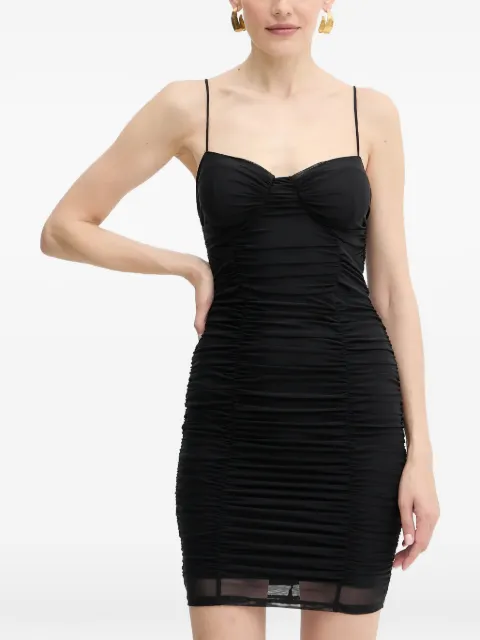 GUESS USA ruched mini dress Black W5YK0TKBAH2