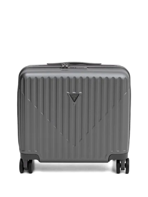 GUESS USA Olbia logo-plaque luggage Grey TMOLPCP5243