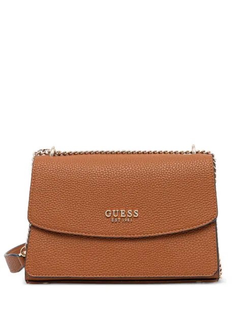 GUESS USA Calista chain-strap crossbody bag Brown HWBG7334210