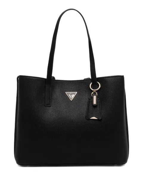 GUESS USA logo charm tote bag Black HWBG6974230