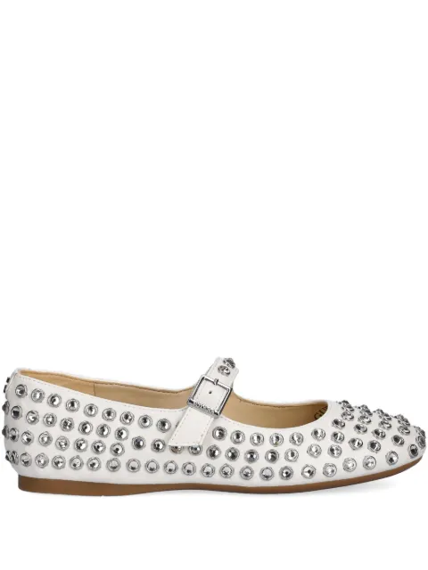 GUESS USA studded ballet flats White FLTKDLELE02