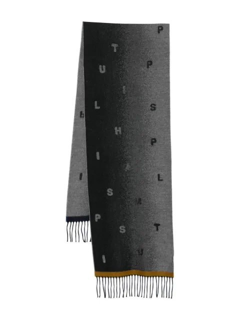 Paul Smith ombre-effect scarf Black M1A150CT711