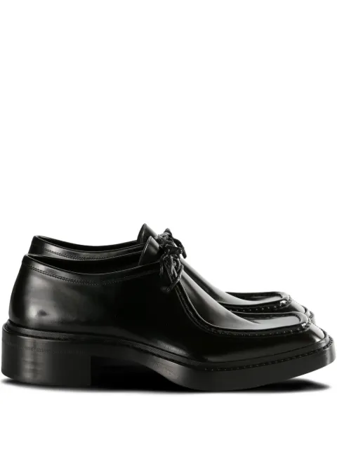 Saint Laurent lace-up leather derby shoes Black 845067AAEHH