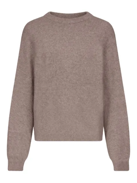 LouLou de Saison Tristan crew-neck sweater Brown TRISTAN