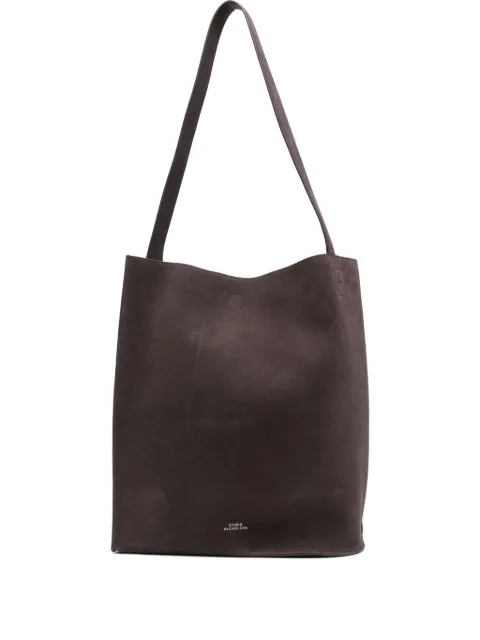 Studio Nicholson suede shoulder bag Brown DOUBLETTYPE2SN755VESUVIOSUEDECONKER