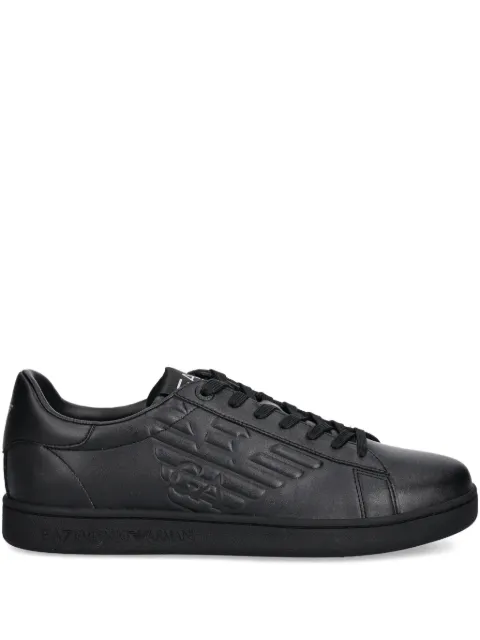 Ea7 Emporio Armani logo-detail lace-up sneakers Black 7X000331AF10848