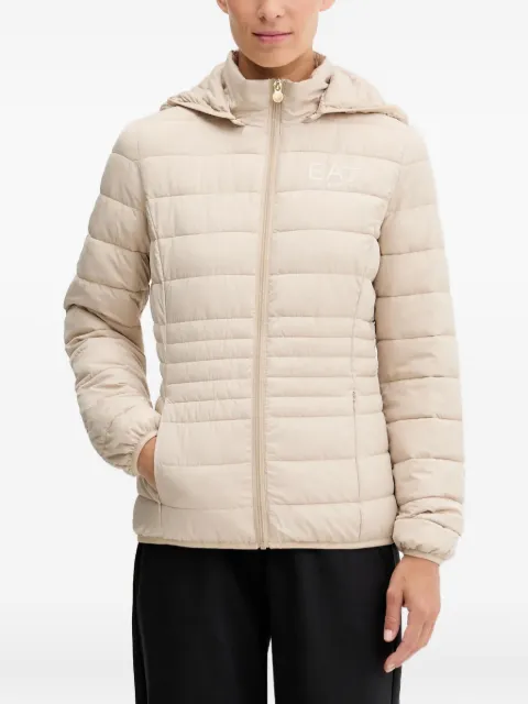 Ea7 Emporio Armani hooded padded jacket Neutrals 8NTB23TNF8Z