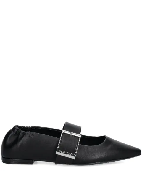 DKNY buckle-strap ballet flats Black K3501170