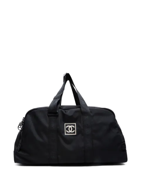 CHANEL Pre-Owned 2002-2003 CC Mark Boston bag Black FF21021