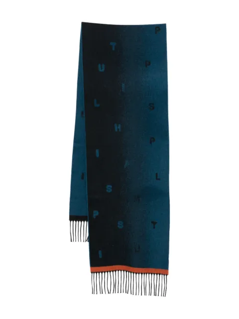 Paul Smith logo-jacquard scarf Blue M1A150CT711