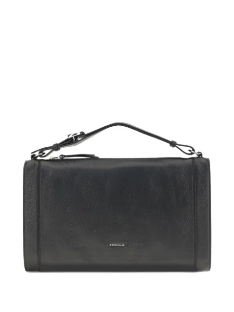 Coccinelle zip-top tote bag Black E1TL5120201
