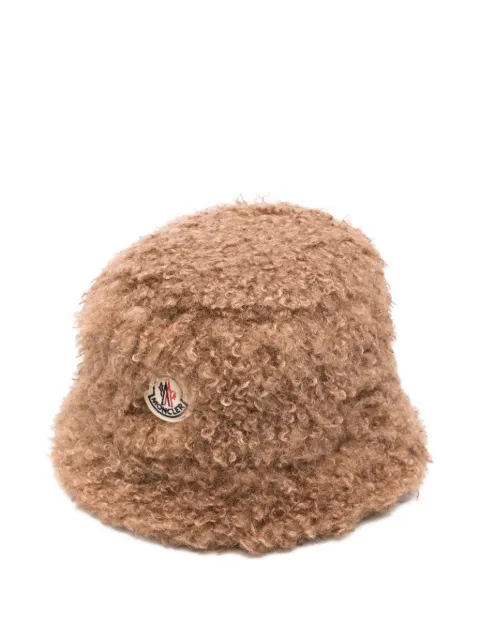 Moncler teddy bucket hat Brown K20933B0005789B4G
