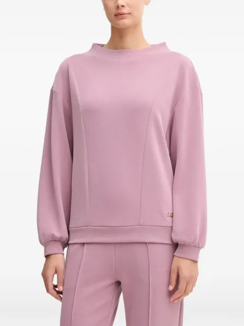 Ea7 Emporio Armani long-sleeve crew-neck tracksuit pants Pink 7W000194AF12643