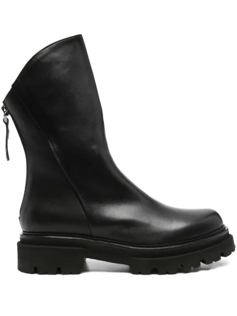 Thea Mika zip-detail boots Black TM3270X