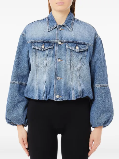 LIU JO balloon-sleeve denim jacket Blue UF5221D0287