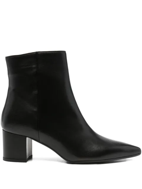 Thea Mika 50mm pointed-toe block-heel boots Black TM8867A0030