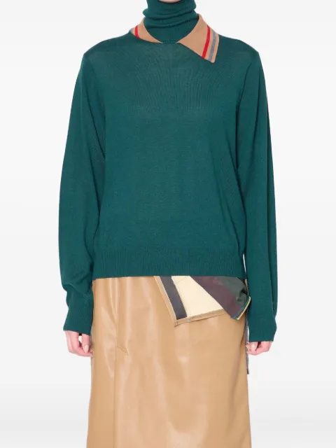 Kolor turtleneck sweater Green 25WCLN08303