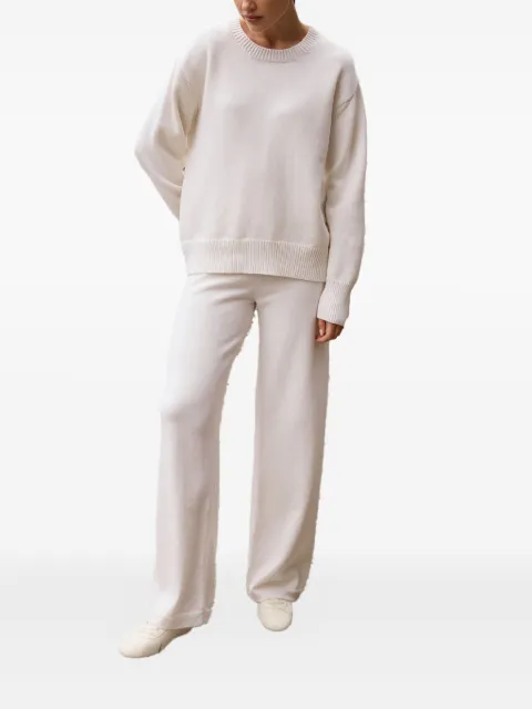 ETHER crew-neck sweater Neutrals 590E12