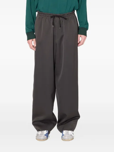 Kolor drawstring-waist trousers Grey 25WCMP14121