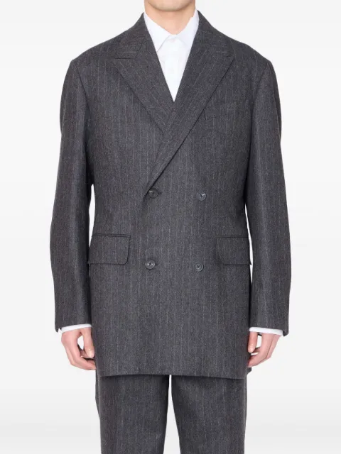 Kolor pinstripe double-breasted blazer Grey 25WCMJ06120