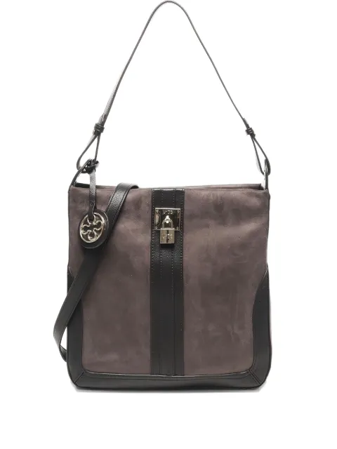 V°73 lock-detail shoulder bag Grey 73BS9AR06