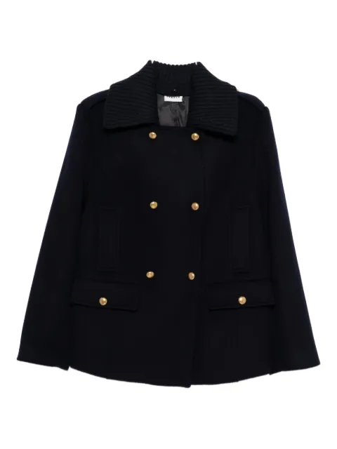 P.A.R.O.S.H. double-breasted gold-button peacoat Blue D431804GLEAK25