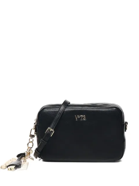V°73 double-zip charm shoulder bag Black 73BS9CL07PENELOPENERO