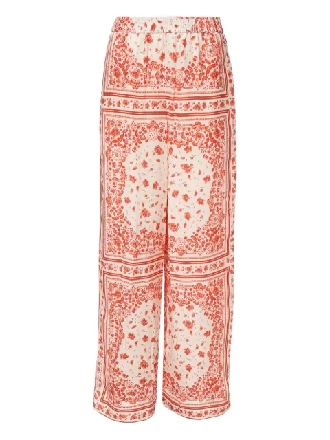 FENDI bandana-print trousers White FR6494AVA1