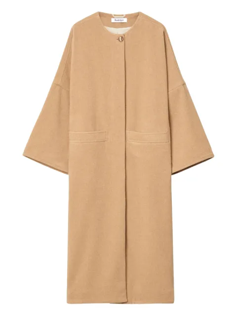 Rodebjer Nusa bell-sleeve coat Brown RODEBJOATCAM4458