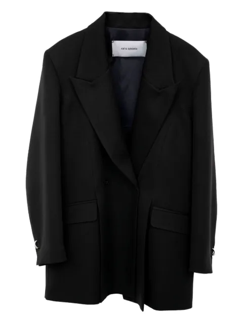Kata Szegedi Roisin pierced blazer Black KSBL0175