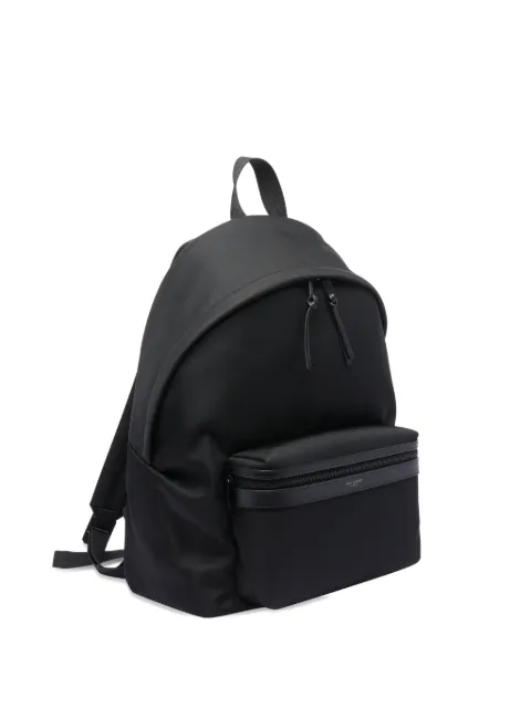 Saint Laurent zip-pocket backpack Black 534967FAEY2