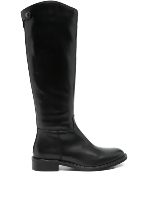Julie Dee knee-high leather boots Black GW104