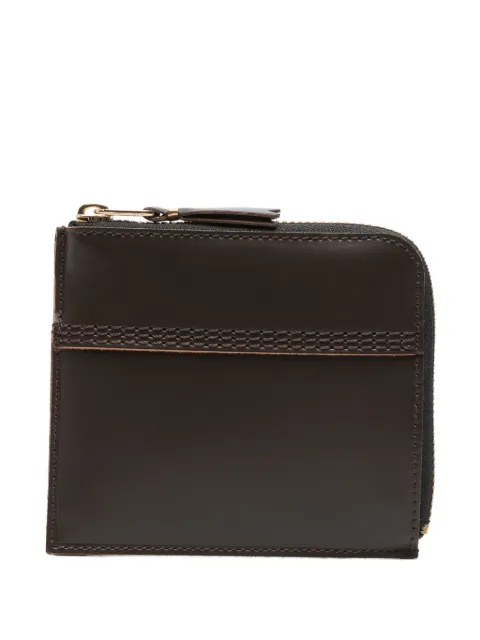 Comme Des Garçons Wallet zip-around leather wallet Brown SA3100TS