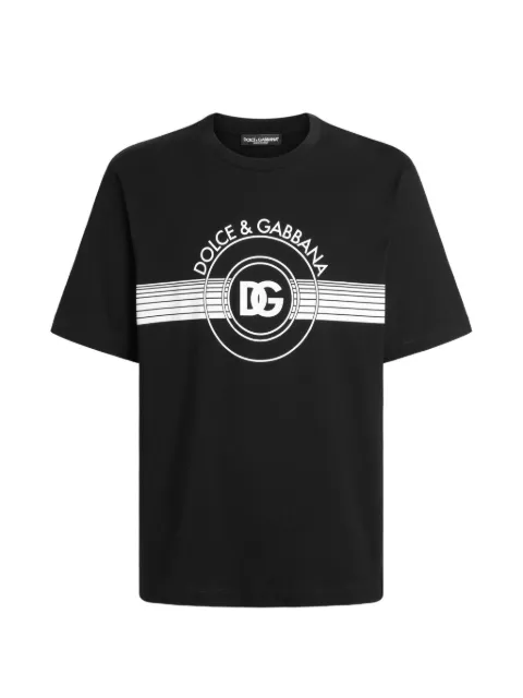 Dolce & Gabbana logo-print T-shirt Black G8RN8TG7M8W