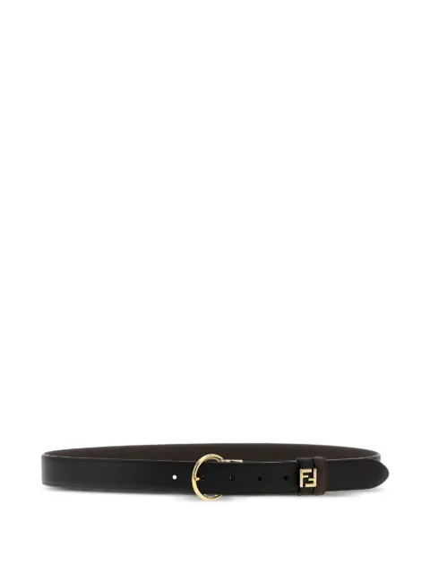 FENDI FF-logo reversible belt Brown 8C0753AAIW