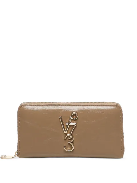 V°73 logo-plaque zip-around wallet Neutrals 73PS9D3155LOUISETAUPE