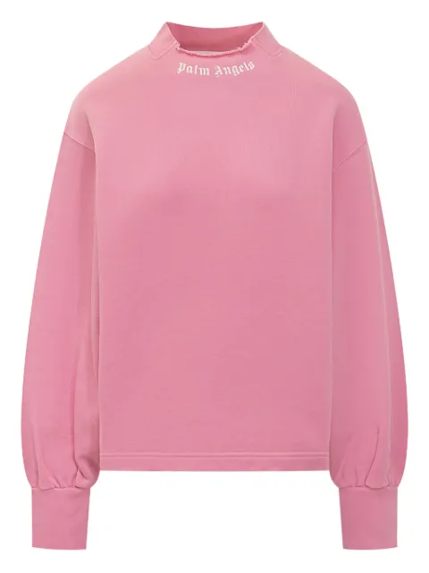 Palm Angels logo sweatshirt Pink PWBA05EF25FLE001