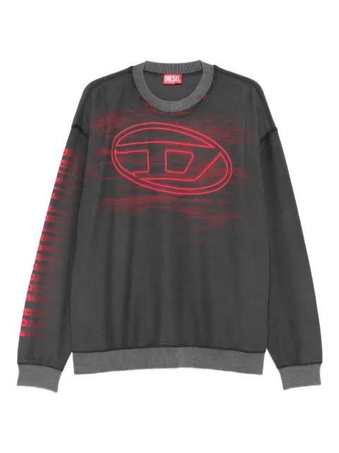 Diesel S-Boxt-T1 logo-print sweatshirt Grey A186540AGCB