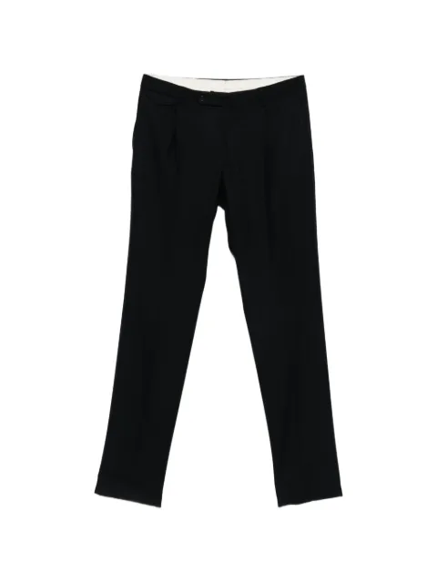 Tagliatore pleated trousers Black TAG11TGT060071U25I257B3017