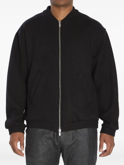 Barena zip-front bomber jacket Black CSU52250458