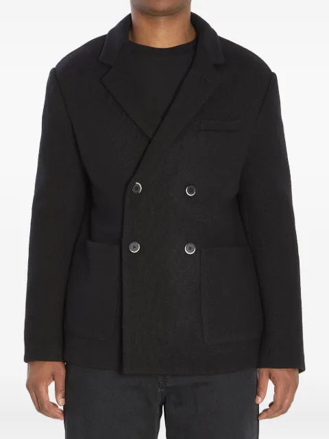 Barena double-breasted peacoat Black CSU52260458