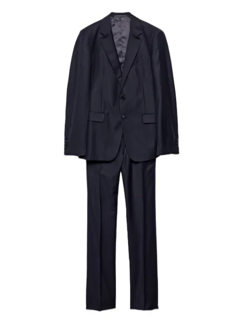 Prada pinstripe-pattern notch-lapel suit Blue UAF420SOOO17TC