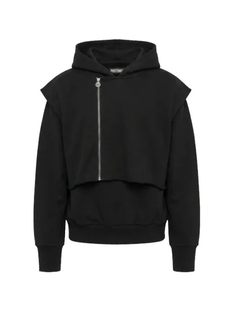 Protémoa Armour zip-front hoodie Black ARMOURHOODIE