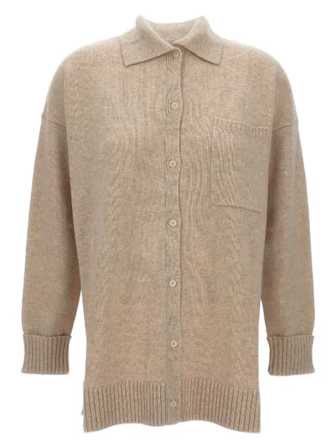 Max Mara buttoned cashmere shirt Neutrals 2521346012600