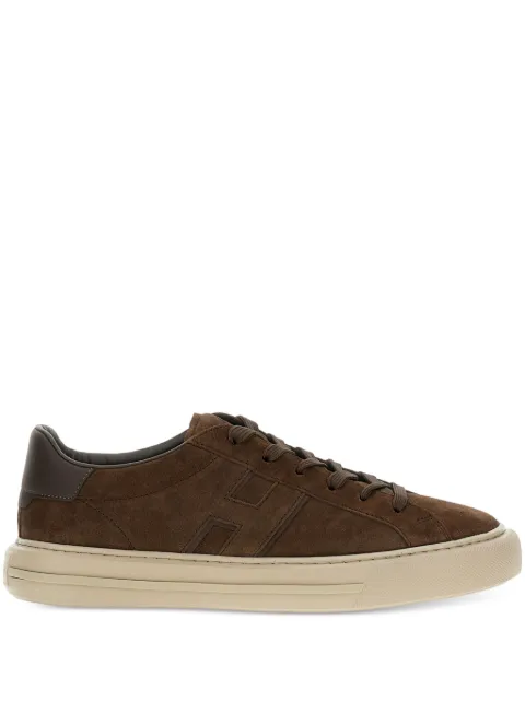 Hogan H691 logo-patch sneakers Brown HXM6910FU