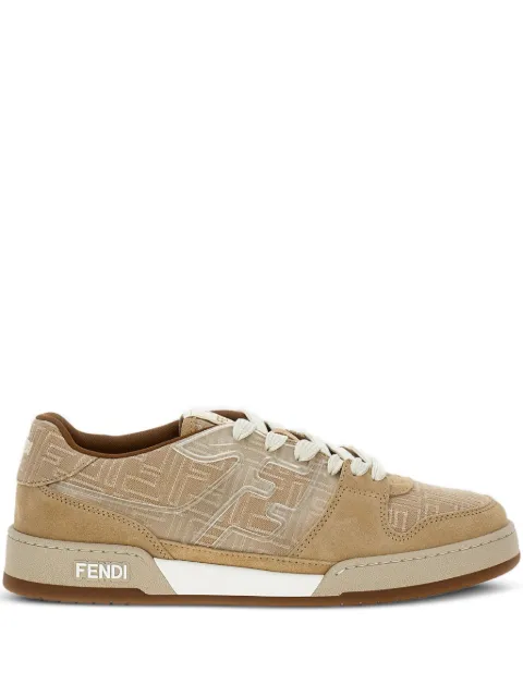 FENDI Match FF monogram sneakers Neutrals 7E1688AY9B