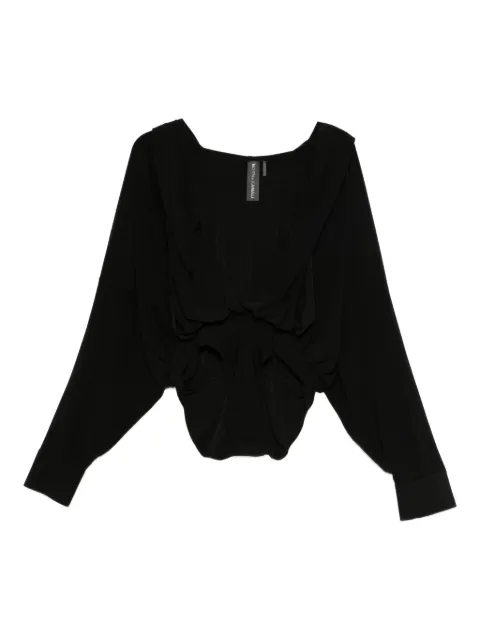 Norma Kamali ruched bodysuit Black KK325BPLQ97001