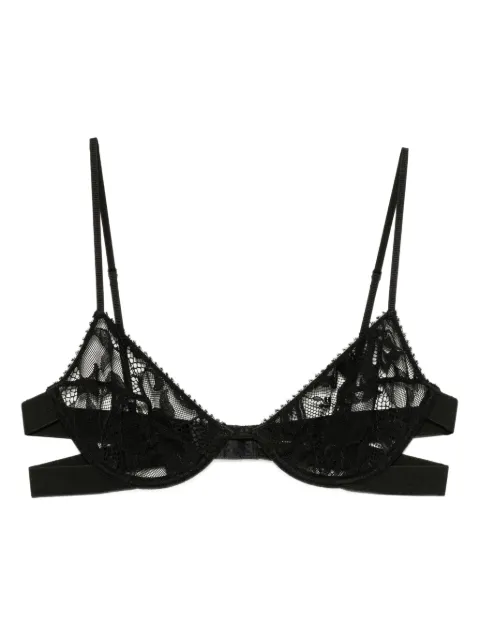 Kiki de Montparnasse Sophie demi bra Black SOPHIESTRETCHLACEDEMIBRA